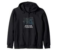 Systems Thinking Engineering Technician Zip Hoodie