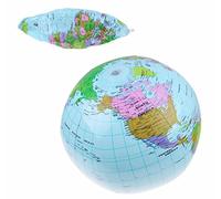 SystemsEleven INFLATABLE BLOW UP GLOBE ATLAS WORLD MAP EARTH