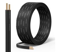 SYSTON 12/2 Low Voltage Landscape Lighting Direct Burial Stranded Wire Cable, 12 Gauge 2 Copper Conductors for Outdoor Spotlight Pathway Lighting and More Low Voltage Applications Use - 100 FT