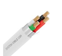SYSTON 14 AWG 4 Conductors Fire Security Alarm Control Low Voltage Cable Wire, 14/4 100% Stranded Copper, Plenum-Rated CMP/CL3P for High Fire Resistance, UL/ETL Listed, for 0-30V Application, Shielded