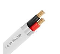 SYSTON 18/2 Fire Security Burglar Station Sound Alarm Control Cable Wire, Plenum-Rated CMP/CL3P Shielded 100% Copper Stranded UL/ETL,UV Resistant RoHS for Indoor/Outdoor Low Voltage Applications Use