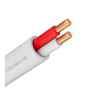 Syston 18/2 Thermostat Doorbell HVAC Heating Control Cable Wire, 18 AWG 2 Conductors 100% Solid Copper Conductors CL3R/FT4/CMR Riser-Rated, UV Resistant RoHS for Low Voltage Applications Use