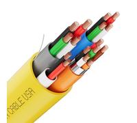 SYSTON Access Control Composite Cable - 18/4c+22/3pr OAS+22/2c+22/4c, CMP/CL3P/FT6, Stranded Copper Conductors, OSDP & Wiegand Compatible for Lock Power, Card Reader, Door Contact, and Request to Exit