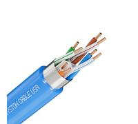 Syston CAT 6A+ Ethernet Network Cable Shielded CMR/CL2R/FT4/Riser-Rated, 23 AWG Foil Shielded Twisted Pair F/UTP 750 MHz Solid Bare Copper Wire, RoHS Compliant Bulk No Ends 20 ft to 1000 ft Available
