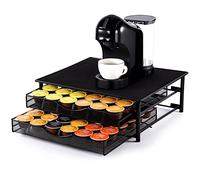 SYSYLY 2-Tier Coffee Capsule Holder Drawer for Dolce Gusto Capsules.