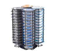 SYSYLY Coffee Capsule Holder Compatible with Tassimo Capsules,Black Metal.