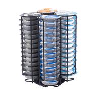 SYSYLY Coffee Capsule Holder Compatible with Tassimo Capsules, Coffee Pod Stand for 52 Tassimo Pods,Coffee Pod Rack, 360? Rotatable and Non-Slip,