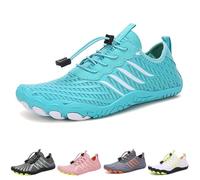 SYT-MD Bronoir Grounding Shoes with Copper, Hike Barefoot Footwear Shoes for Women Men, Non-Slip Orthopedic Hikes Shoes(Blue-A,9 UK)