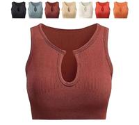 SYT-MD Getheyshape Shape Me up Crop Top, Women's High-Strength Shockproof Bra, Anti-Sagging Gathered Beautiful Back(Coffee,M)
