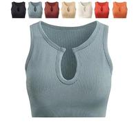 SYT-MD Getheyshape Shape Me up Crop Top, Women's High-Strength Shockproof Bra, Anti-Sagging Gathered Beautiful Back(Blue,L)