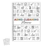 SYT-MD Recognizeknow ADHD Cleaning & Organizing Toolkit - Chore Planner,Cleaning Schedule and Checklist Organizer Toolkit,Daily Weekly Monthly Household Notebook Weekly Book,Chore Chart(1PCS)