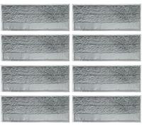 Sytalin 8 Pack Replacement Washable and Reusable Dry Mopping Pads Compatible with iRobot Braava Jet M6 (6110) (6112) Robot Mop