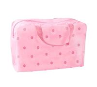 Sytaun Toiletry Bag Travel Bag for Women, Portable Travel Flower Cosmetic Bag Wash Bath Storage Pouch Organizer for Toiletries, Cosmetics, Makeup, Brushes - Random Color