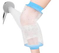 Sythrix Waterproof Knee Cover for Shower, Lightweight Reusable Waterproof Cast Cover for Adults, Lightweight Waterproof Cast Cover for Knee, Wounds, Burns