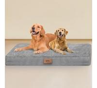 Sytopia Washable Orthopedic Chew Proof Dog Crate Pad, Tough Washable 42" Mats for Large Dogs - XL