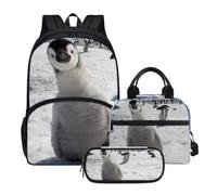 SYtrade 3D Animal Print Kid Backpack Cute Pattern Book Bag for School, Penguin, M, Rucksack Backpacks