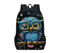 SYtrade Cute Animal Backpack Kids Personalized Bookbags for School Rucksacks, Blue Owl Tree Star, M, Rucksack Backpacks
