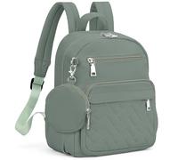 SYTRAH Mini Backpack for Women Small Backpack Purse, Anti Theft Backpack Waterproof Lightweight Puffer Back packs, Green, Mini