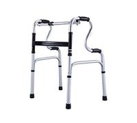 SYue Standing Rehabilitation Folding Walker Upright Bariatric Medical Elderly Cane Chair Standing Rehabilitation Handrail Frame Aluminum Alloy Walkers for Seniors Crutch Times