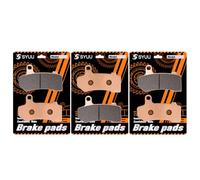 SYUU Motorcycle Front Rear Severe Duty Sintered Metal Brake Pads for Harley Davidson Touring FLHXS Street Glide Special FLHTK/FLHTKL Electra Glide Ultra Limited Low 2015 2016 2017 2018 FA409FR