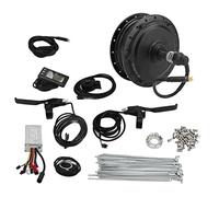 SYUULCOI 36V 500W Rear Drive Flywheel Motor Kit for E-Bike Conversion, with Brushless Gear Hub Motor, GD01 Display Panel, Thumb Throttle, Power Assist Sensor, Installation Tools (For 28/29in 700C