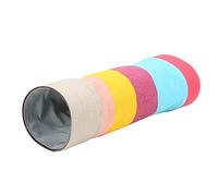 SYUULCOI Hamster Tunnel Colourful Cloth Guinea Pig Playing Hideout Tunnels and Tubes for Small Pets (Bidireccional)