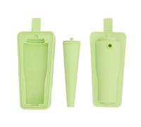 SYUULCOI Ice Cube Form Integrated Multifunctional Silicone Whiskey Cocktail Ice Maker for Juice (Green)