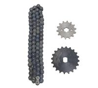 SYUULCOI Motorcycle Drive Chain Sprocket Set 420 14T Rear Drive Sprocket and 20T H Hole Motorcycle Chain