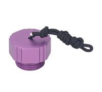 SYUULCOI Scuba Diving Regulator Dust Cap Threaded Aluminum Alloy First Stage Din Scuba Tank Valve Dust Protector Cap (Purple)