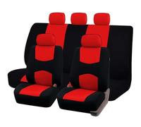 SYWHREV Auto Seat Protector Universal Plain Fabric Bicolor Stylish Car For Seat Covers Polyester Set Most Cars SUVs Vans Protector