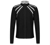 Sywiyi Kids Girls Shiny Rhinestones Metallic Striped Jacket Long Sleeve Figure Skating Gymnastics Workout Sport Tops Coat Silver 9-10 Years