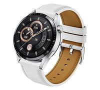Syxinn 22mm Leather Strap Compatible with Huawei Watch GT 3 46mm/GT 3 Pro 46mm/GT 4 46mm Strap, Huawei Watch GT 2 46mm/GT 2 Pro/GT 2e, Huawei Watch 3/3 Pro Soft Leather Band Bracelet for Men and Women
