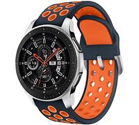 Syxinn Compatible for 22mm Strap Galaxy Watch 3 45mm/Galaxy Watch 46mm/Gear S3 Frontier/Classic Straps Band Silicon Wristband Bracelet for Moto 360 2nd Gen 46mm/Huawei Watch GT 2 46mm/Ticwatch Pro