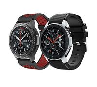 Syxinn Compatible with 22mm Galaxy Watch 46mm/Gear S3 Frontier/Classic/Samsung Galaxy Watch 3 45mm Silicone Band Sport Strap for Huawei Watch GT/GT 2 46mm/Moto 360 2nd Gen 46mm