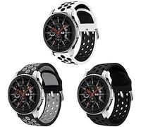 Syxinn Compatible with 22mm Galaxy Watch Band 46mm Silicone Replacement Band for Gear S3 Frontier/Classic/Moto 360 2nd Gen 46mm/Huawei Watch GT/GT 2 46mm/Ticwatch Pro