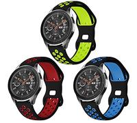 Syxinn Compatible with Samsung Galaxy Watch 46mm Strap/Galaxy 3 45mm/Gear S3 Frontier/Classic Straps 22mm Silicon Bands Wristband Bracelet for Huawei GT/GT 2 46mm/GT Pro/GT 2e
