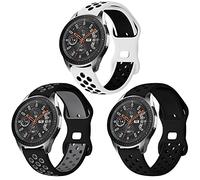 Syxinn Compatible with Samsung Galaxy Watch 46mm Strap/Galaxy Watch 3 45mm/Gear S3 Frontier/Classic Straps 22mm Silicon Watch Bands Wristband Bracelet for Huawei Watch GT/GT 2 46mm/GT 2 Pro/GT 2e