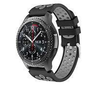 Syxinn Compatible with Strap Gear S3 Frontier/Classic/Galaxy Watch 46mm Straps Band 22mm Soft Silicone Replacement Wristband Bracelet Sport Strap for Galaxy Watch 3 45mm/Gear S3/Moto 360 2nd Gen 46mm