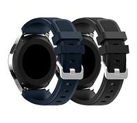 Syxinn Compatible with Strap Gear S3 Frontier/Classic/Galaxy Watch 46mm Straps Band 22mm Soft Silicone Replacement Wristband Bracelet Sport Strap for Galaxy Watch 3 45mm/Gear S3/Moto 360 2nd Gen 46mm
