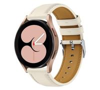 Syxinn Leather Strap for Samsung Galaxy Watch 4/4 Classic, 5/5 Pro, 6, 7, Active 2 - Compatible With 40mm, 41mm, 42mm, 44mm, 46mm Models - 20mm Band for Women and Men