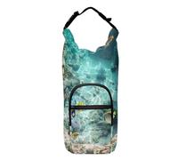 SyXIOP 3D Optical Illusion Underwater Scenery Water Bottle Slings Multi Size Hiking Water Bottle Holder 20/24/32/40oz for Daily Walking Hiking and Other Outdoor Activities Accesorios para Mochilas