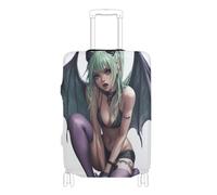 SyXIOP 3D Vicious Anime Evil Bat Girl Elastic Large Luggage Covers for suitcases Scratch-Resistant Fit suitcases Cover Suitcase Protector Fit 18-32 Inch Luggage