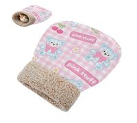 SyXIOP A Cute Cartoon Blue Bear Cat Bed Sleeping Bag for Cats and Small Dog Hideway for cute's Winter Cozy Plush Washable