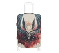 SyXIOP Angry Vampire Bat 4th of July Independence Day Elastic Luggage Protector Cover Baggage Cover Baggage Protector Fit 18-32 Inch Luggage