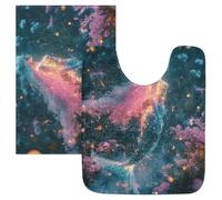 SyXIOP Bath mat mats non slip Green Dreamy and Beautiful Mermaid
