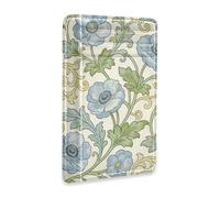 SyXIOP Blue Poppy Flower William Morris Pattern Leather Slim Credit Card