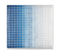 SyXIOP Blue-to-White Gradient Premium Leather Registration and Insurance Card Holder Automobile Wallet Case Organizer for Cards, Essential Document Driver License