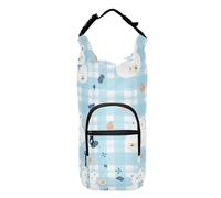 SyXIOP Blue White Polar Bears Water Bottle Carry Bag Multi Size Insulated Bag for Water Bottles 20/24/32/40oz for Daily Walking Hiking and Other Outdoor Activities Accesorios para Mochilas
