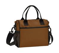 SyXIOP Caramel Brown Minimalist Lunch Bag for Men with Shoulder Strap Lunch Coolers for Work for Picnic bolsas de almuerzo para ninos