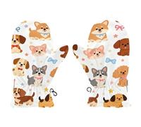 SyXIOP Cartoon Cute Brown Dog cute toddler girl mittens age 4-5 kids gloves 3 year old guantes de invierno para ninos S 2-4